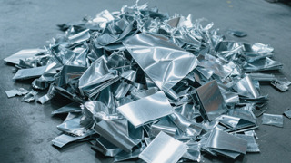Made from pure aluminum with no recycled material