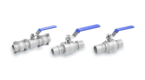 Double Side Plug Ball Valve