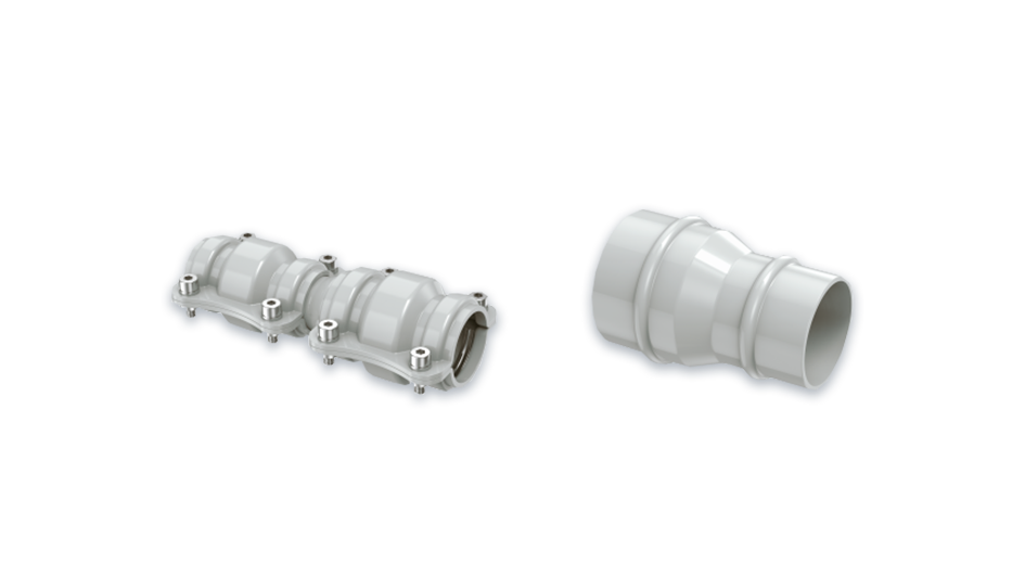 Reducing Pipe To Pipe Connector