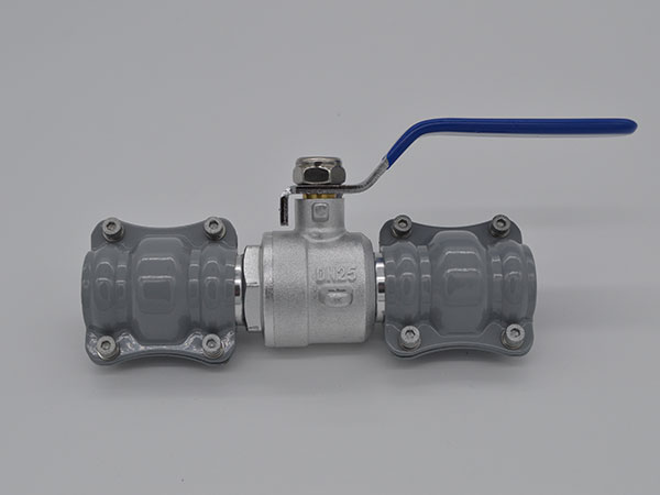 Double Side Plug Ball Valve