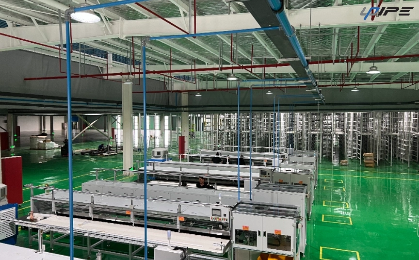 Blue Aluminum Air Pipe for Leak-Free Compressed Air Networks