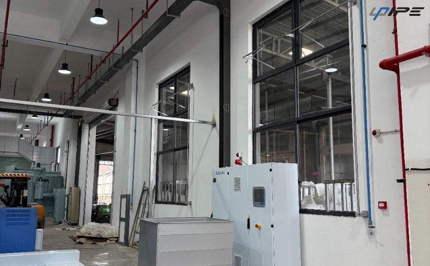 Industrial Blue Compressed Air Pipe Systems for Leak-Free Air Delivery