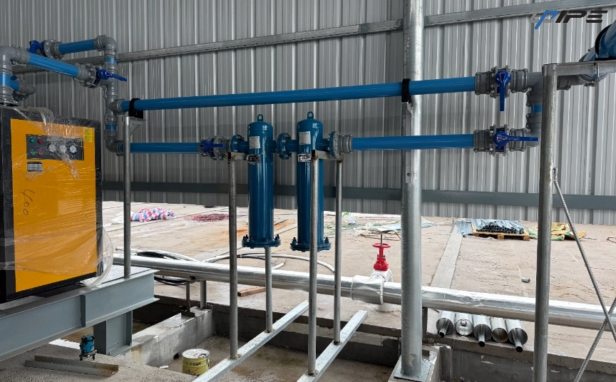Aluminum Compressed Air Pipe System for Textile Factory Production Lines
