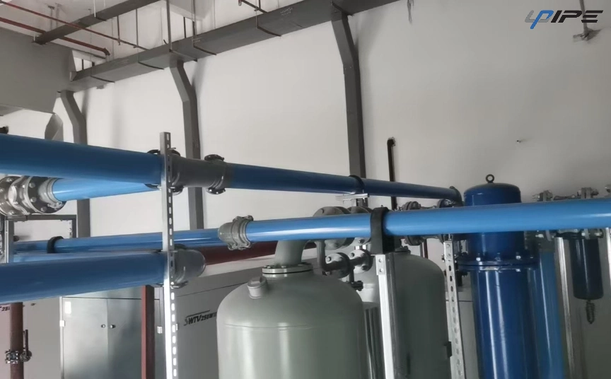 Blue Aluminum Air Pipe Solutions for Energy Efficient Compressed Air Distribution